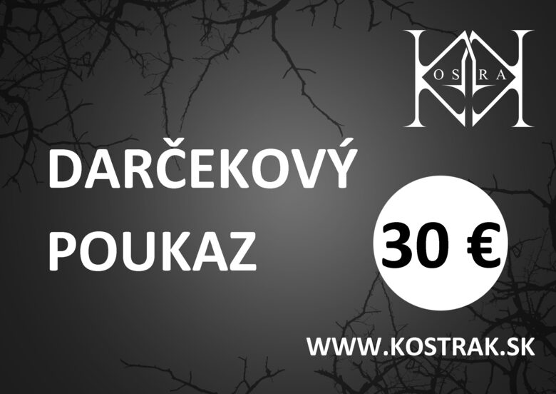 Darčekový poukaz 30 €